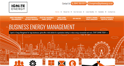 Desktop Screenshot of igniteenergy.co.uk
